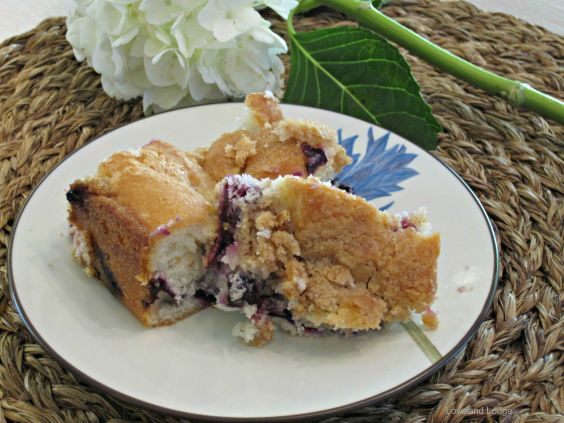 My favorite summer fruit and coffee cake!