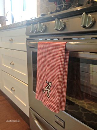 My only Bama decor on the main floor due to marriage compromise! 