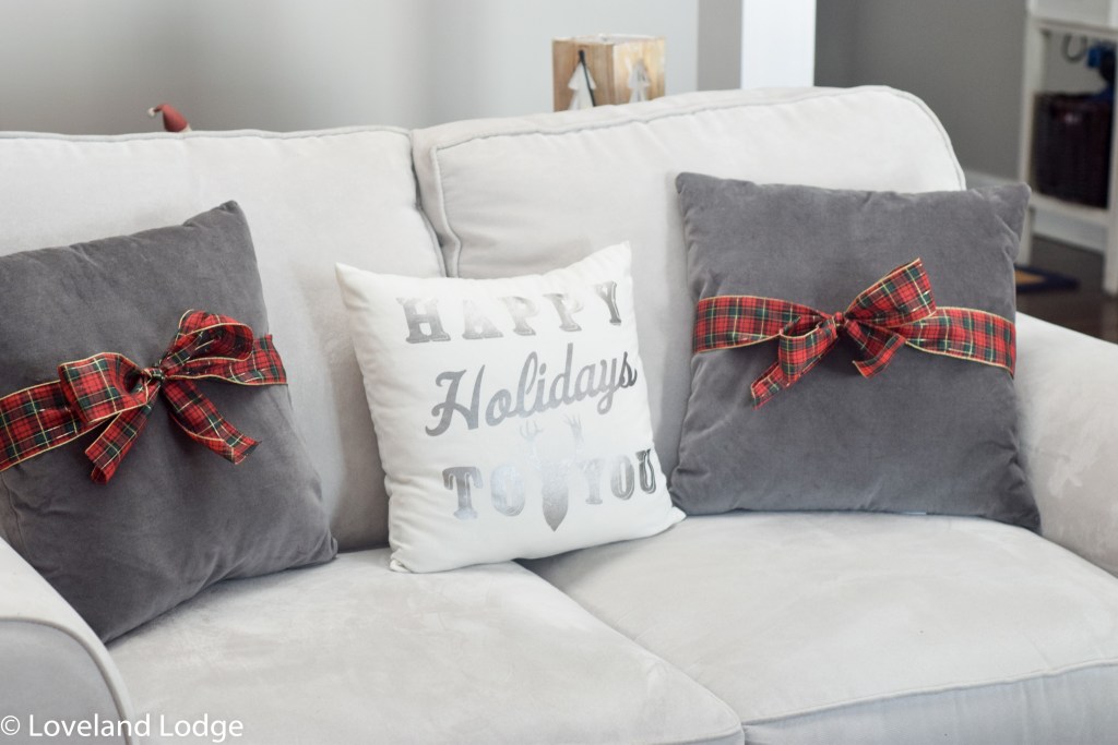 Christmas throw pillows