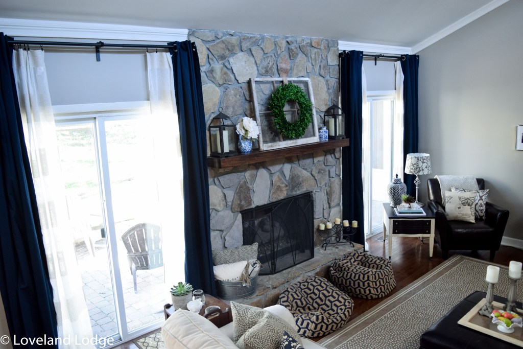 Hang curtains high and wide