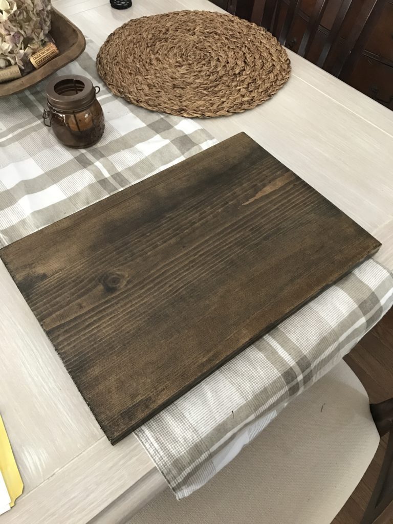 DIY Gather Sign. Easy tutorial to create your own farmhouse sign for fall