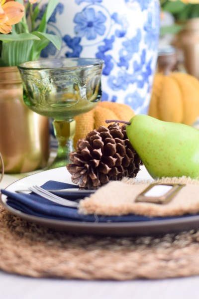 Floral Fall Tablescape