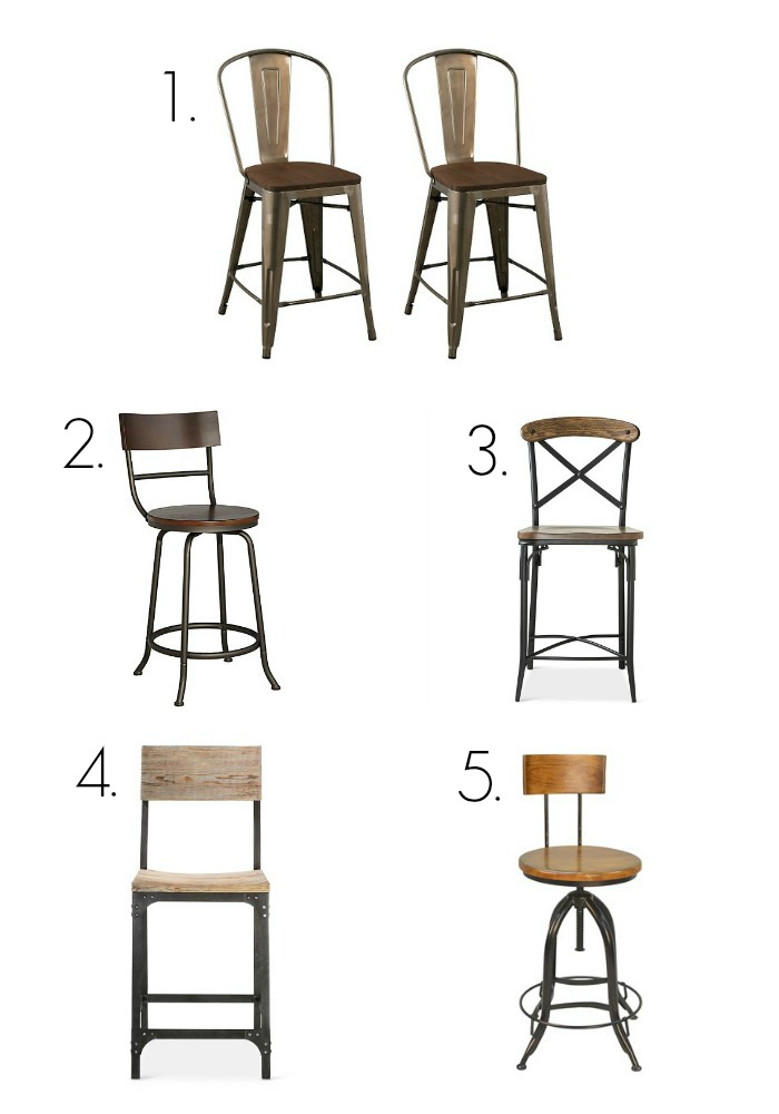 Modern Farmhouse Bar Stools Under $130 - Loveland Lodge (700 x 1000 Pixel)